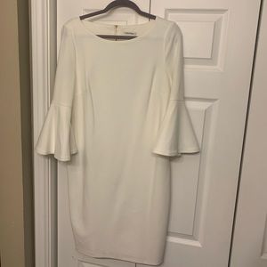 White Calvin Klein Dress